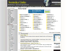 Tablet Screenshot of online-handel.svenskalinks.se