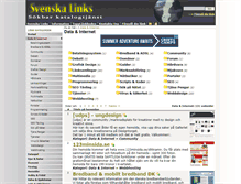Tablet Screenshot of data-internet.svenskalinks.se