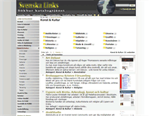 Tablet Screenshot of konst-kultur.svenskalinks.se