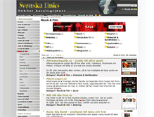 Tablet Screenshot of musik-film.svenskalinks.se