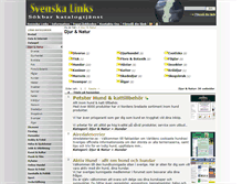 Tablet Screenshot of djur-natur.svenskalinks.se