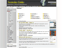 Tablet Screenshot of dataspel.svenskalinks.se