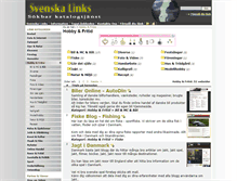 Tablet Screenshot of hobby-fritid.svenskalinks.se